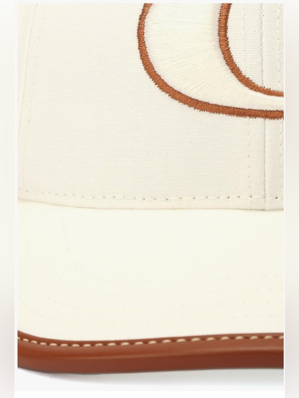 Coach Women's C Cotton Canvas Baseball HAT - Picture 4 of 4
